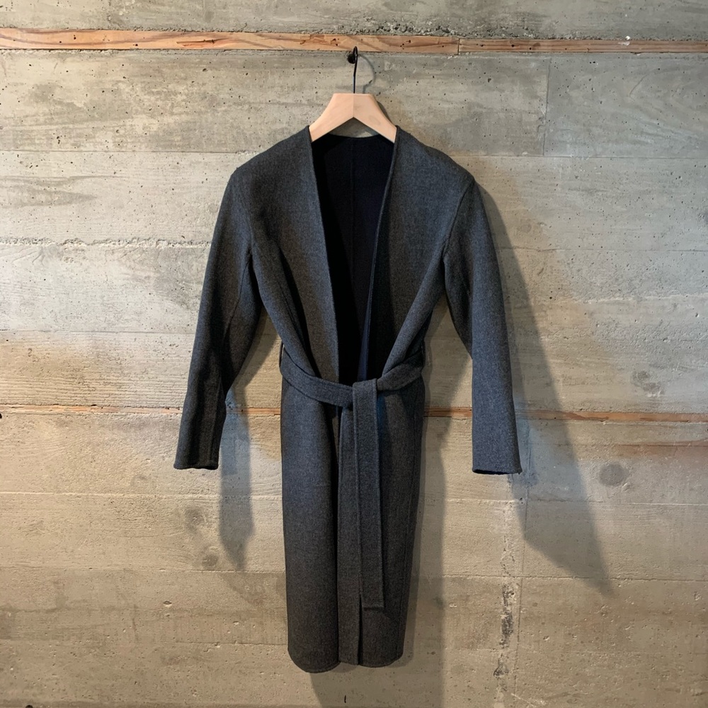 Vince reversible coat wool and cashmere